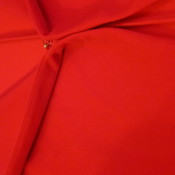 NWOT Shein SXY SZ L Cherry Red LS Blazer - Picture 9 of 9